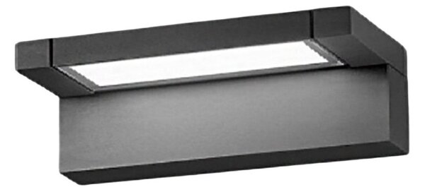 Applique esterno orientabile perenz display 8352 a ct ip65 led cct antracite opaco - Perenz