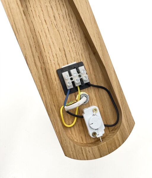 Brilagi - LED Applique COTTAGE 1xG9/40W/230V quercia/bianco
