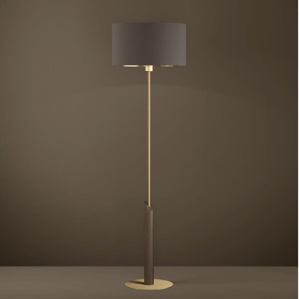Eglo 390338 - Lampada con piedistallo SANTANDRIA 1xE27/40W/230V marrone/oro
