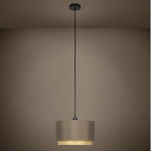 Eglo 390118 - Lampadario a sospensione con filo MARCHENA 1xE27/40W/230V marrone