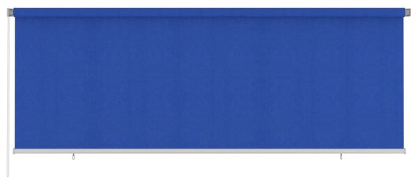 Tenda a Rullo per Esterni 400x140 cm Blu HDPE