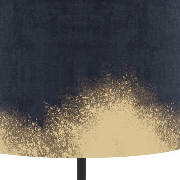 Eglo 39976 - Lampada con piedistallo CASUARITA 1xE27/40W/230V blu/oro