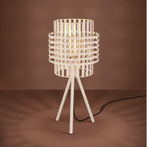 Eglo 390148 - Lampada con piedistallo OLTAMAR 1xE27/40W/230V color crema