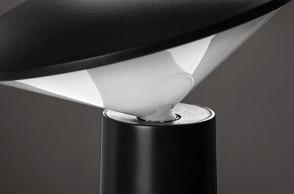 Rabalux 77147-LED Lampada da tavolo touch ricaricabile e dimmerabile POLPERRO LED/3W/3,7V 1200mAh nero