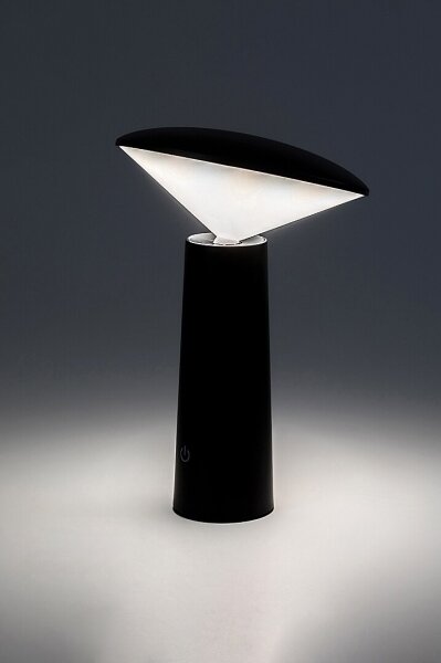 Rabalux 77147-LED Lampada da tavolo touch ricaricabile e dimmerabile POLPERRO LED/3W/3,7V 1200mAh nero