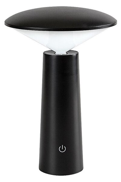 Rabalux 77147-LED Lampada da tavolo touch ricaricabile e dimmerabile POLPERRO LED/3W/3,7V 1200mAh nero