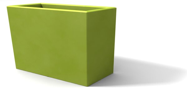 Fioriera rettangolare h50 cm porta vaso OASI Dimensione 80x30x h 50 cm per uso interno esterno peso 5 kg colore kiwi