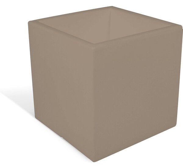 Fioriera, porta vaso h30 OASI Dimensione 30x30x h 30 cm per uso interno esterno peso 2 kg colore tortora