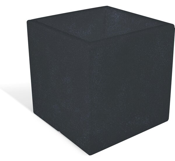 Fioriera, porta vaso h30 OASI Dimensione 30x30x h 30 cm per uso interno esterno peso 2 kg colore Grafite