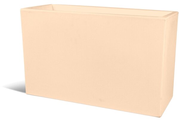 Fioriera rettangolare h50 cm porta vaso OASI Dimensione 80x30x h 50 cm per uso interno esterno peso 5 kg colore Crema