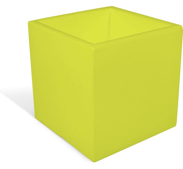 Fioriera, porta vaso h30 OASI Dimensione 30x30x h 30 cm per uso interno esterno peso 2 kg colore kiwi