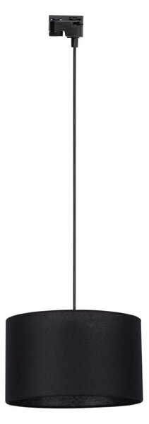 Lampadario su filo per sistema a binario TRACER 1xE27/15W/230V diametro 38 cm nero