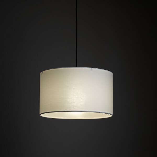 Lampadario su filo per sistema a binario TRACER 1xE27/15W/230V diametro 38 cm nero/bianco