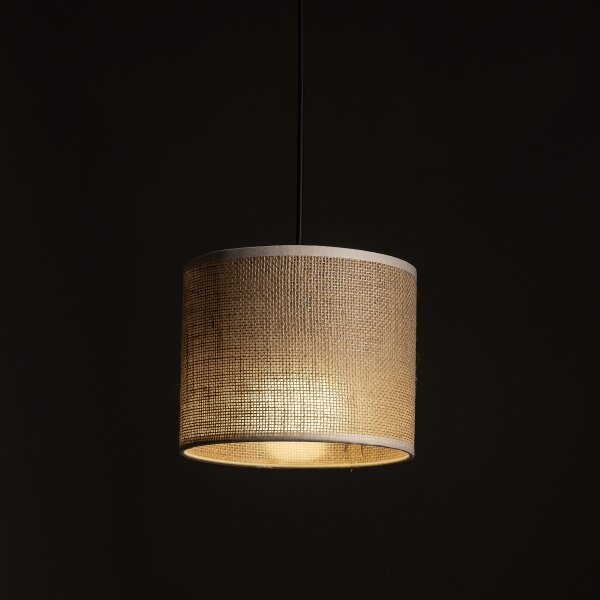 Lampadario su filo per sistema a binario TRACER 1xE27/15W/230V diametro 20 cm nero/marrone