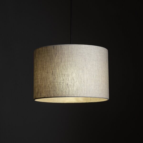 Lampadario a sospensione con filo Sistema ferroviario trifase TRACER 1xE27/15W/230V diametro 30 cm nero/grigio