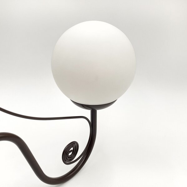 Brilagi - LED Lampadario a sospensione con catena COTTAGE 5xG9/40W/230V marrone/bianco