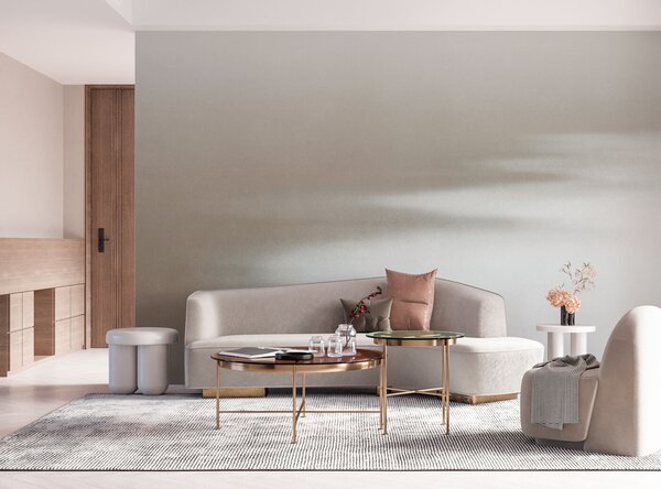 Carta da parati Spiaggia e mare, minimalismo elegante e loft, Fotomurali Ombre, u97452 : Uwalls.it