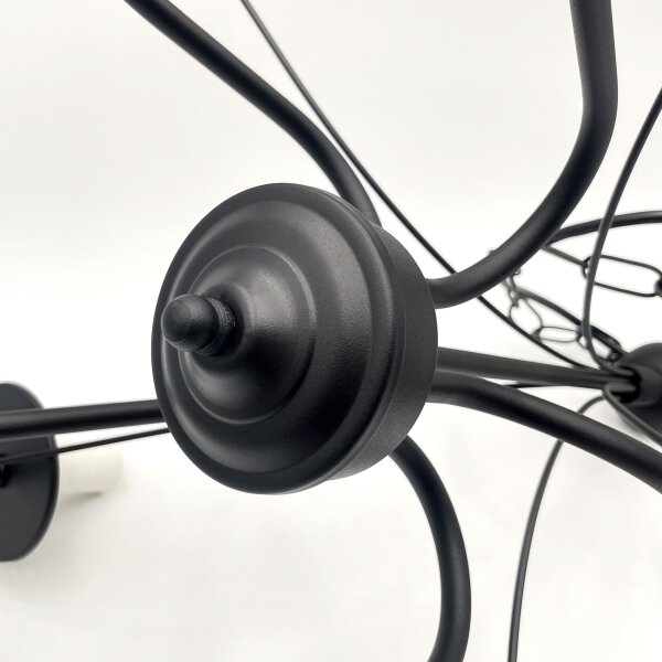 Brilagi - LED Lampadario a sospensione con catena COTTAGE 5xG9/40W/230V nero/bianco