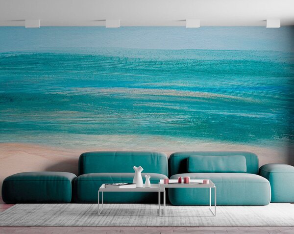 Carta da parati Mare e spiaggia turchesi, Fotomurali Ombre, u97460 : Uwalls.it