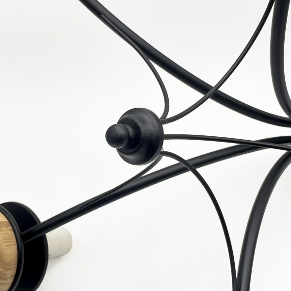 Brilagi - LED Lampadario a sospensione con catena COTTAGE 5xE14/40W/230V faggio/marrone