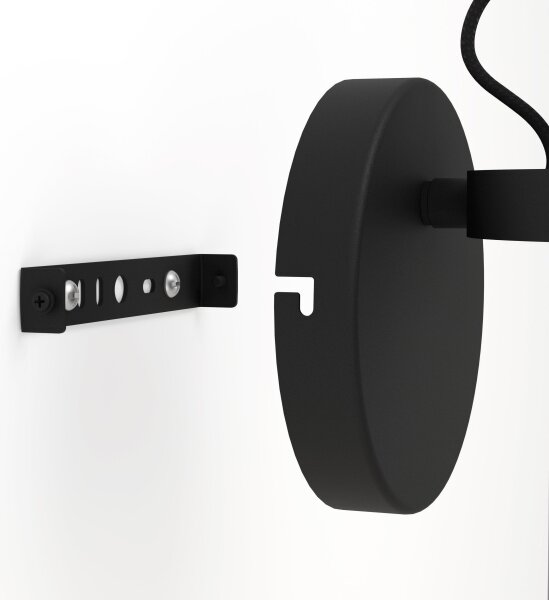 Eglo 390081 - Applique UPANEMA 1xE27/28W/230V nero
