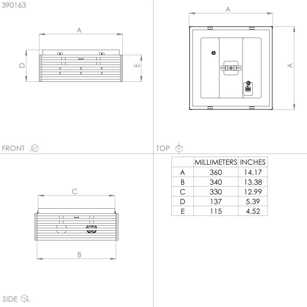 Eglo 390163 - Plafoniera CIDRAZ 2xE27/40W/230V nero/marrone