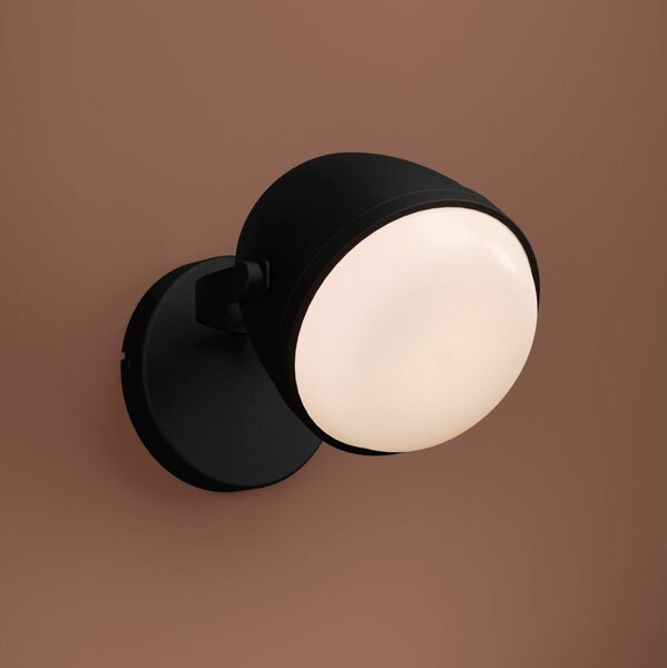 Eglo 390081 - Applique UPANEMA 1xE27/28W/230V nero