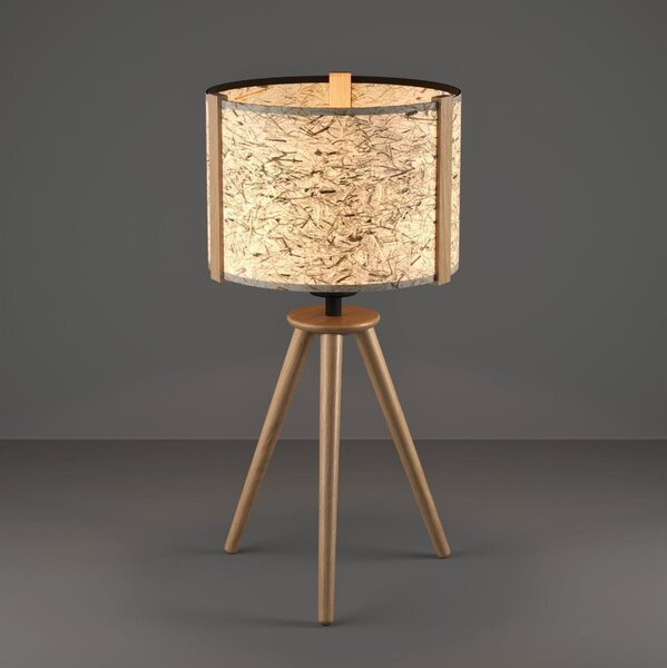 Eglo 390325 - Lampada da tavolo HONTONGAS 1xE27/25W/230V beige