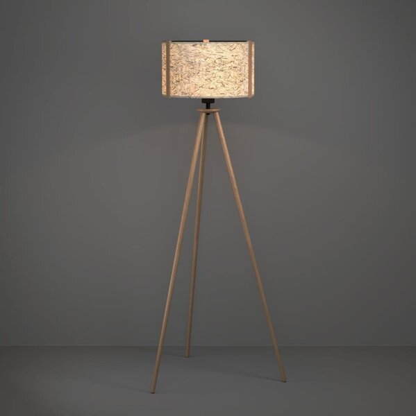 Eglo 390326 - Lampada con piedistallo HONTONGAS 1xE27/25W/230V beige