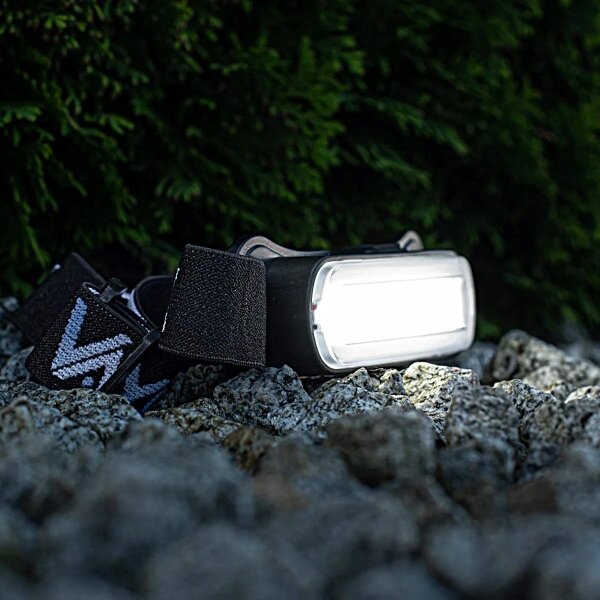 Lampada frontale ricaricabile LED dimmerabile 300 lm IPX4 1200 mAh 5V