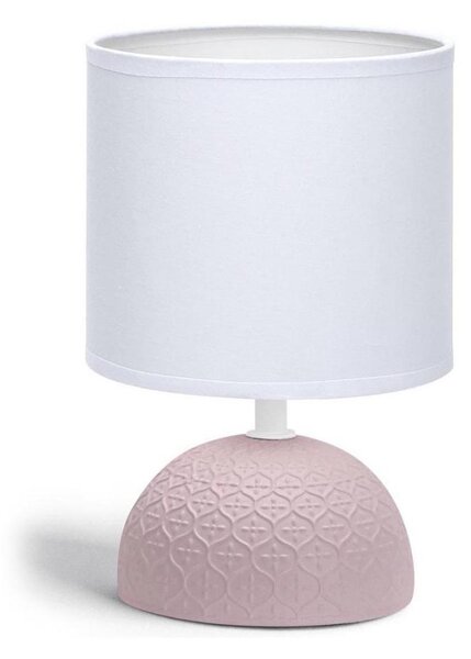 Aigostar - Lampada da tavolo 1xE14/40W/230V rosa/bianco