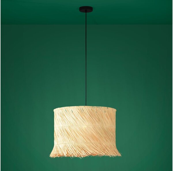 Eglo 390238 - Lampadario a sospensione con filo PAISANO 1xE27/40W/230V rattan