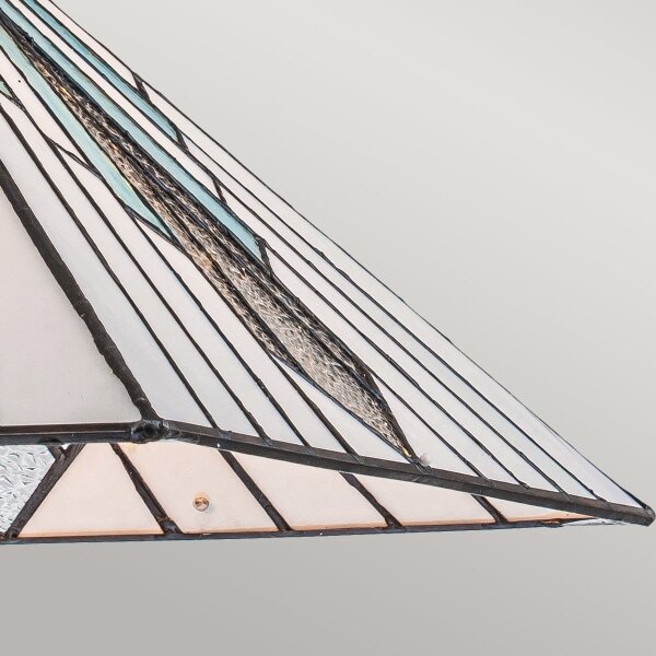 Elstead TF-ALDERLEY-P - Lampadario a catena Tiffany ALDERLEY 1xE27/60W/230V