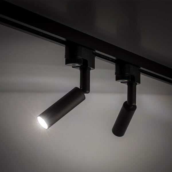 Faretto LED per sistema a binario LAGOS 1xG9/3W/230V nero