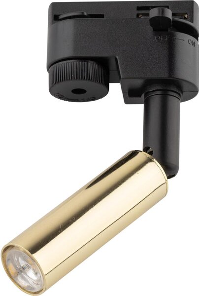 Faretto LED per sistema a binario LAGOS 1xG9/3W/230V oro/nero