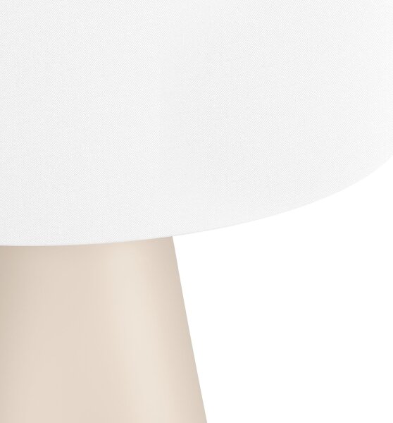 Eglo 390365 - Lampada da tavolo TOLLERIC 1xE27/40W/230V beige