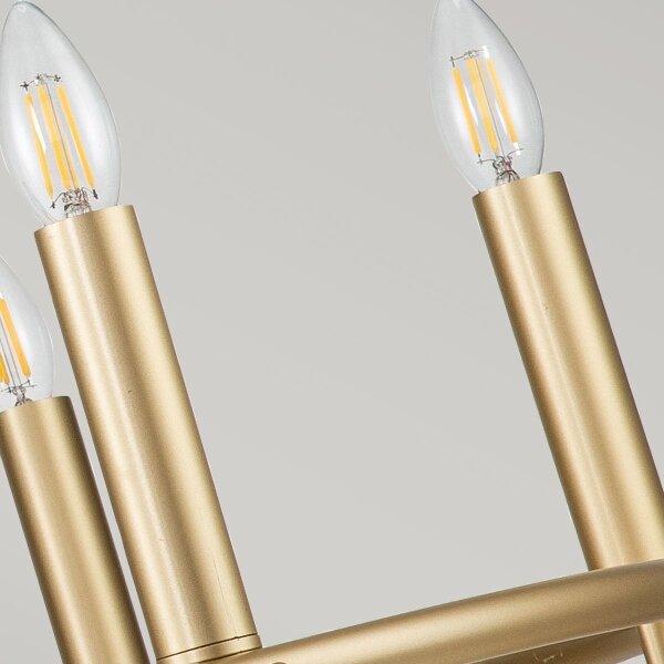 Kichler KL-CAPITOL-HILL6-PNBR - Lampadario a sospensione con catena CAPITOL HILL 6xE14/40W/230V