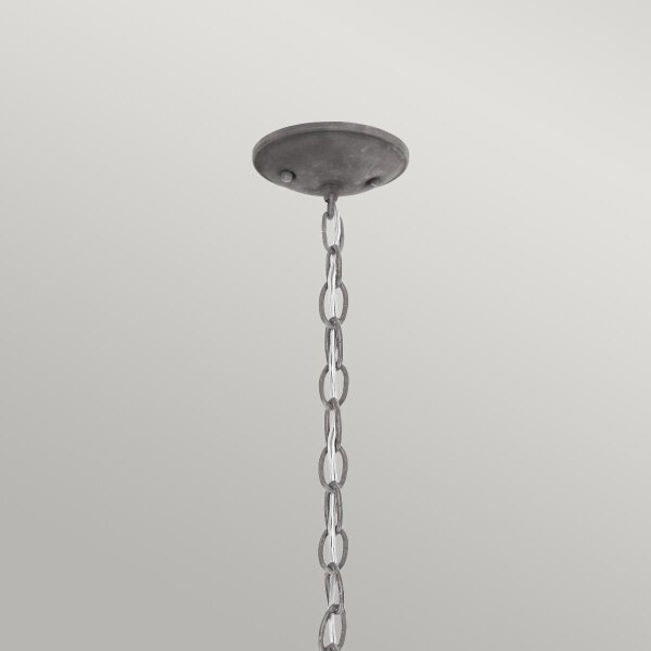 Kichler KL-BRIDGEPOINT8S - Lampadario da esterno BRIDGE POINT 1xE27/60W/230V IP44