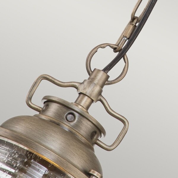 Kichler KL-ASHLANDBAY8-S-BU - Lampadario da esterno ASHLAND BAY 1xE27/60W/230V IP44
