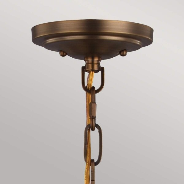 Feiss FE-CADENCE-2P-MB - Lampadario a sospensione con catena CADENCE 2xE27/75W/230V