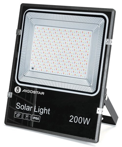 Aigostar - LED RGB Faro solare dimmerabile LED/200W/3,2V IP66 + +TC