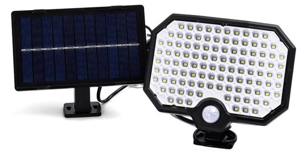 Aigostar - LED Luce solare con sensore di movimento LED/2,4W/3,7V IP65