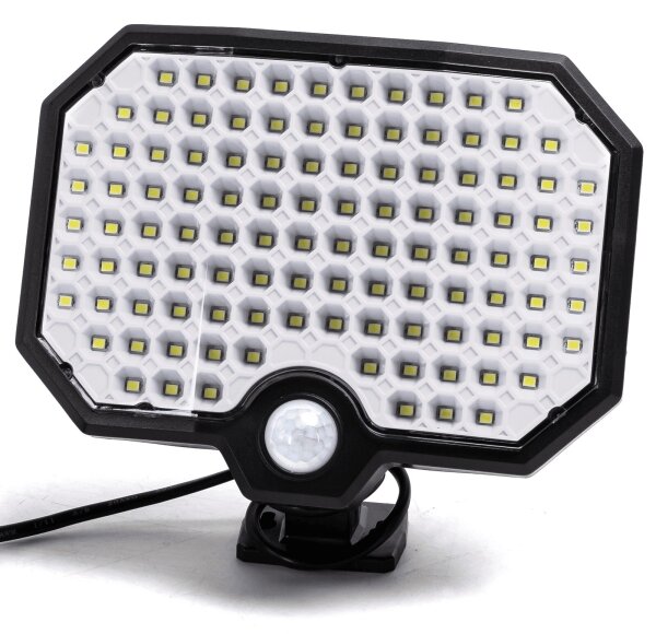 Aigostar - LED Luce solare con sensore di movimento LED/2,4W/3,7V IP65