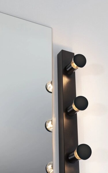 Paulmann 80097 - 3xE14/40W IP44 Lampada per specchio da bagno REGULA 230V nero
