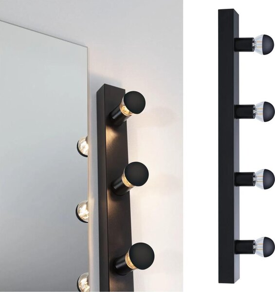 Paulmann 80099 - 4xE14/40W IP44 Lampada per specchio da bagno REGULA 230V nero