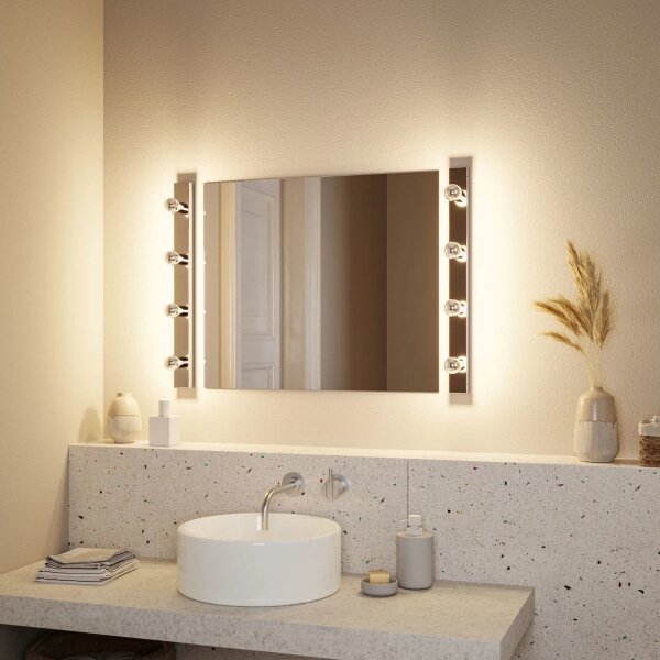 Paulmann 80098 - 4xE14/40W IP44 Lampada per specchio da bagno REGULA 230V cromo