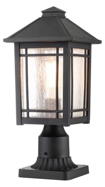 Quoizel QZ-CEDAR-POINT3-M-BK - Lampada da esterno CEDAR POINT 1xE27/60W/230V IP44