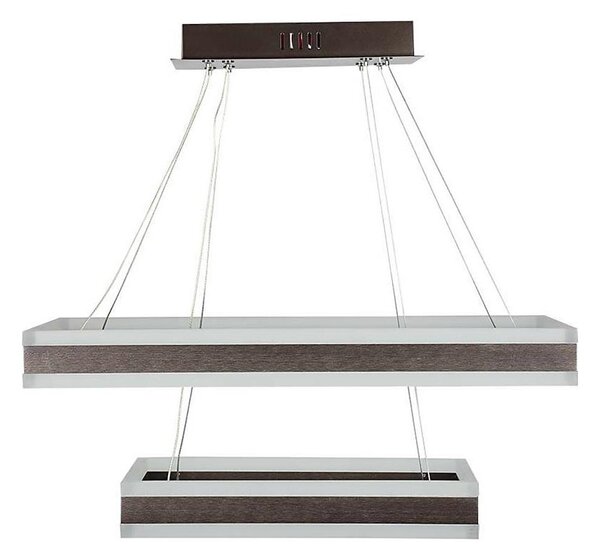 Lampadario a sospensione con filo LED dimmerabile LED/113W/230V 3000K marrone