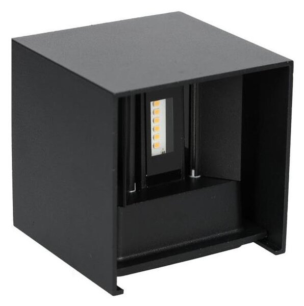 Applique a LED da esterno QUERK 2xLED/3W/230V 3000K IP54 nero