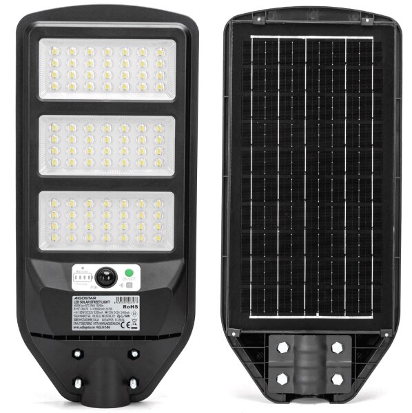 Aigostar - Lampada stradale solare LED con sensore LED/150W/3,2V+ +TC